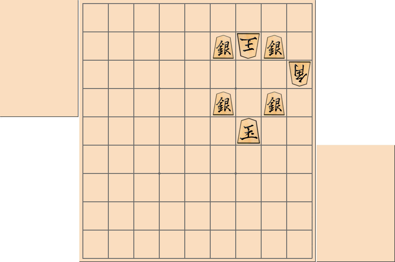 1手詰の難問(？)詰将棋の問題図